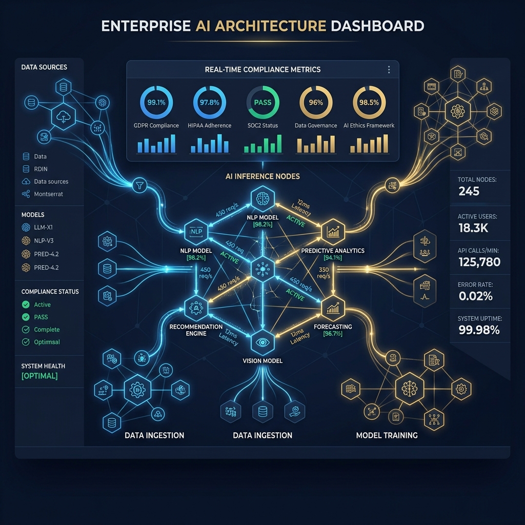 Enterprise AI Architecture Visualization